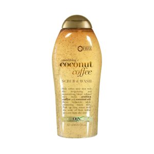 OGX Smoothing + Coconut Coffee 2 en 1 Gel Douche Gommant
